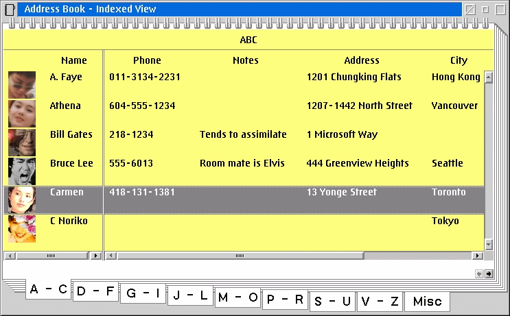 ExCal Address