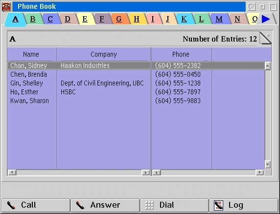 IBMWorks Phone/Address