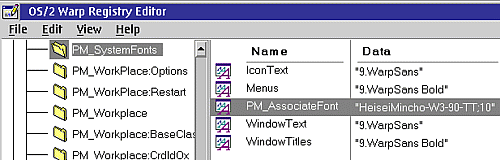 Setting PM_AssociateFont