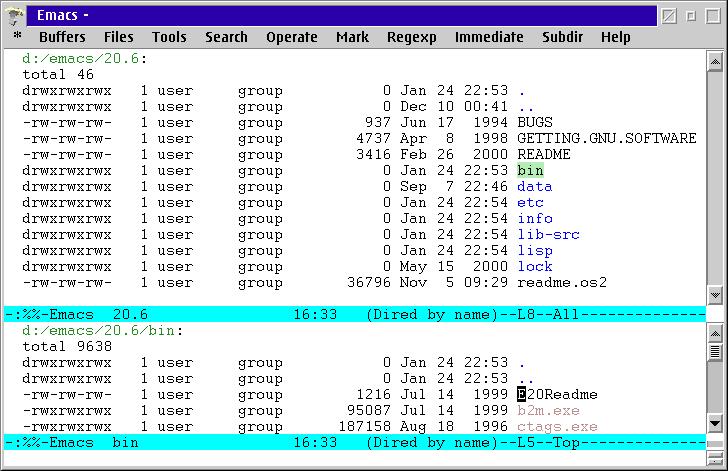 Emacs directory structure