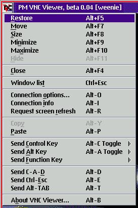 drop-down menu