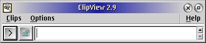 ClipView Main Screen