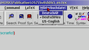 EPM with changeable dictionairy files