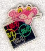 OS/2 pink panther pin