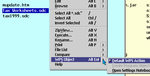 WPS_OBJECT Menu