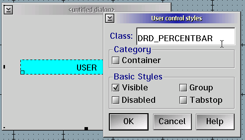 setting class for user controls