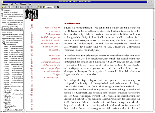 PDF display in Lucide