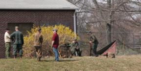 Military reenactors