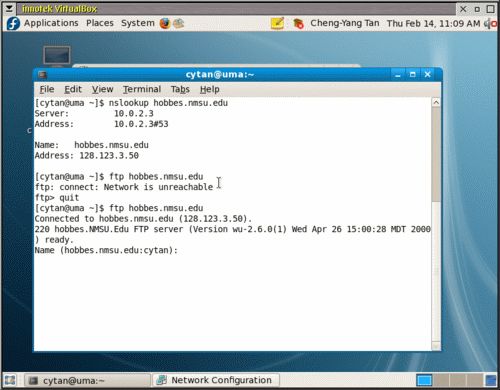 network routing works!