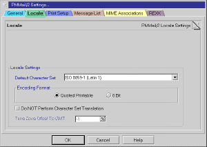 PMMail locale configuration