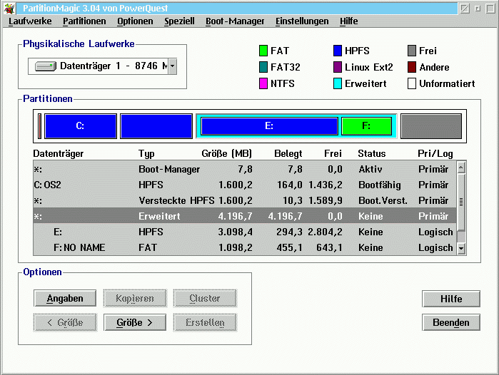 Partition Magic 3