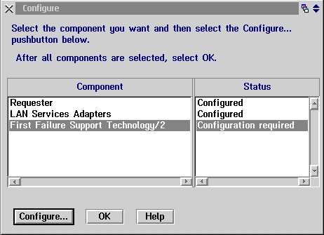 Configure FFST