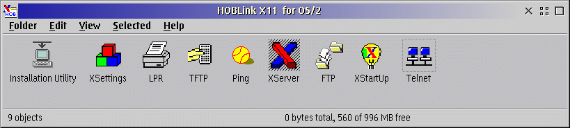 HOBLink folder screenshot