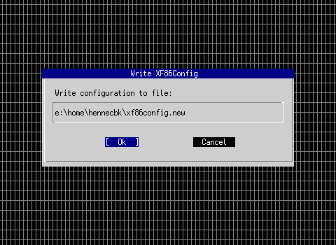 xf86cfg save confirmation dialog