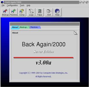 Main BackAgain/2000 Screen