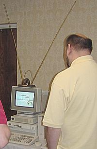 An IBM PS/2 model 70 with PS/2 TV unit